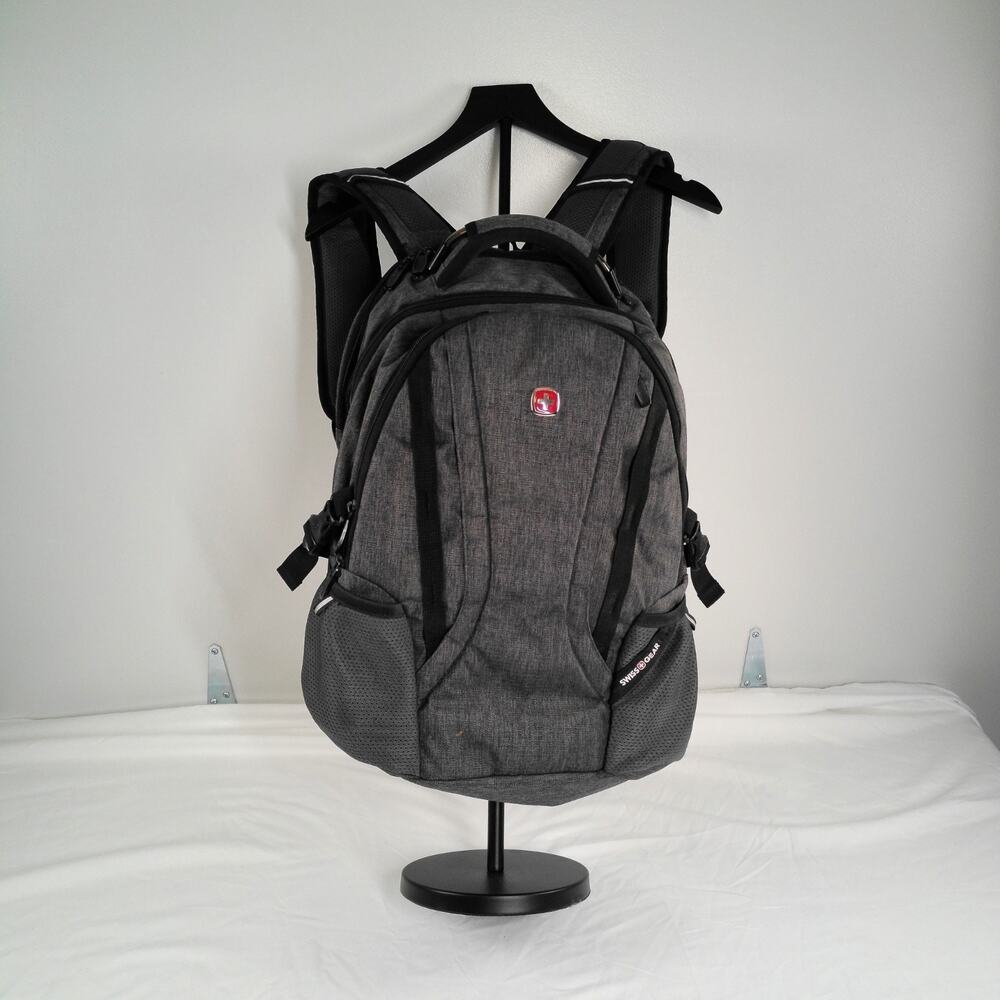 SwissGear Backpack Gray Laptop Tablet Airflow Ergonomic Travel School Bag